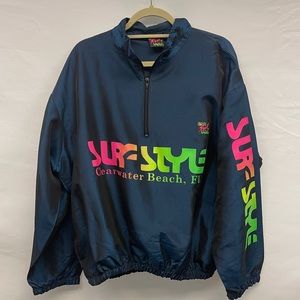 Vintage 90’s Surf Style Logo Windbreaker Jacket